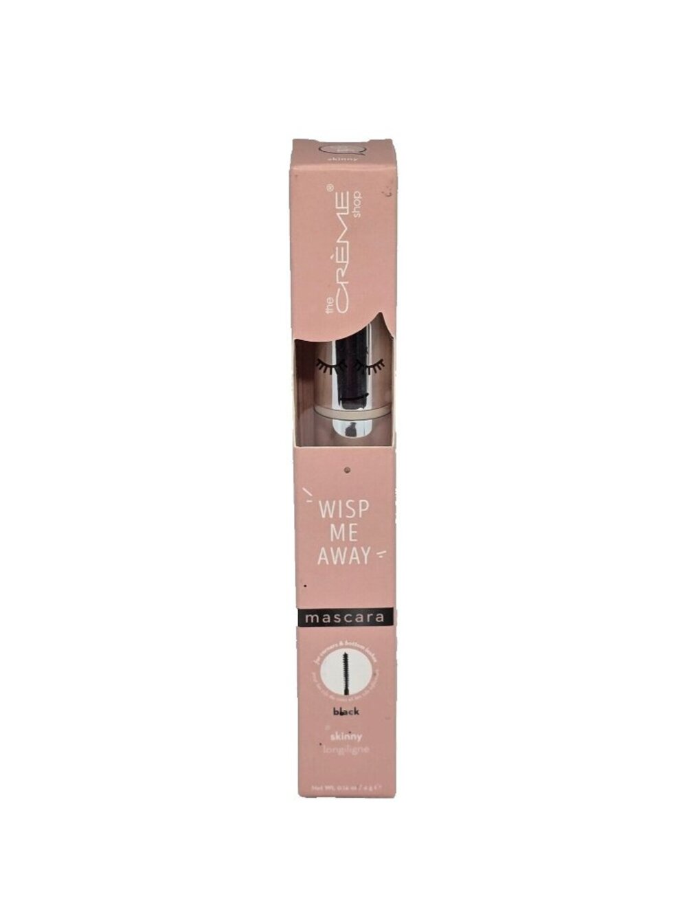 The Crème Shop Wisp Me Away‎ Skinny Mascara Black 0.14 Oz Longline